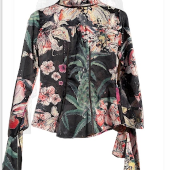 Just Cavalli Floral Button Up Shirt - Picture 3 of 14